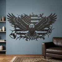 American Eagle Metal Wall Art