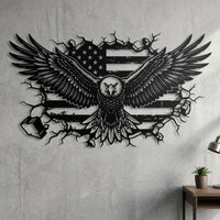 American Eagle Metal Wall Art