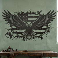 American Eagle Metal Wall Art