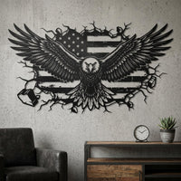 American Eagle Metal Wall Art