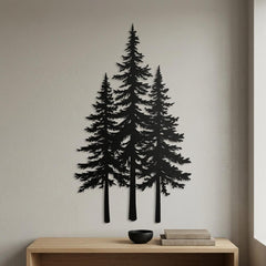 Pine Tree Metal Wall Decor