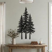 Pine Tree Metal Wall Decor