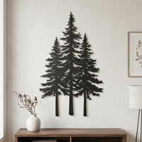 Pine Tree Metal Wall Decor