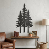 Pine Tree Metal Wall Decor