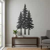 Pine Tree Metal Wall Decor