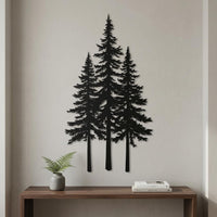 Pine Tree Metal Wall Decor