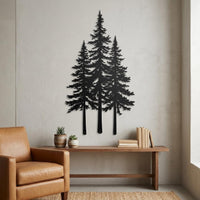 Pine Tree Metal Wall Decor