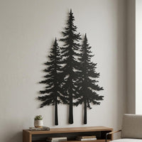 Pine Tree Metal Wall Decor