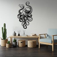 Octopus Metal Wall Art