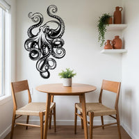 Octopus Metal Wall Art