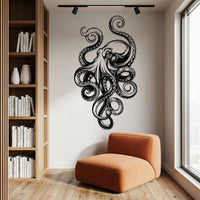 Octopus Metal Wall Art