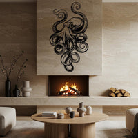 Octopus Metal Wall Art