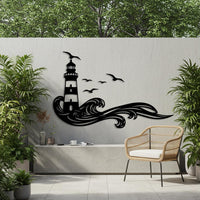 Lighthouse Metal Wall Art