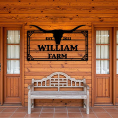 Custom Farm Name Sign