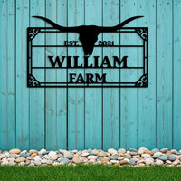 Custom Farm Name Sign