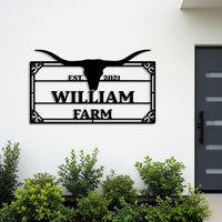 Custom Farm Name Sign