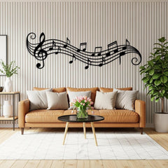 Musical Notes Metal Wall Art