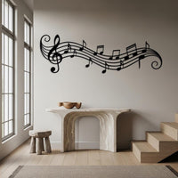 Musical Notes Metal Wall Art