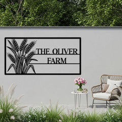 Custom Farm Metal Sign