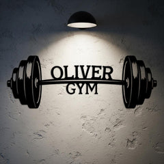 Custom Gym Metal Sign