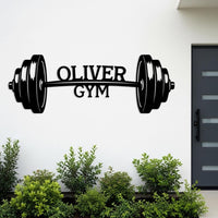Custom Gym Metal Sign