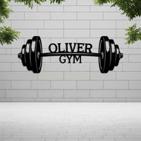 Custom Gym Metal Sign