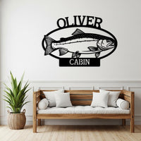 Fishing Cabin Sign