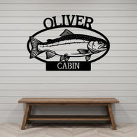 Fishing Cabin Sign
