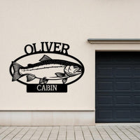 Fishing Cabin Sign