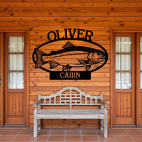 Fishing Cabin Sign
