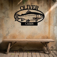 Fishing Cabin Sign