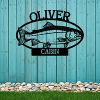 Fishing Cabin Sign