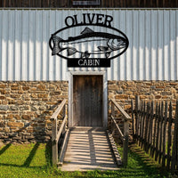 Fishing Cabin Sign