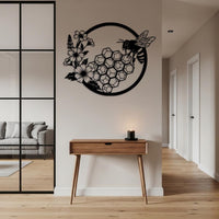 Bee and Honeycomb Wall Art