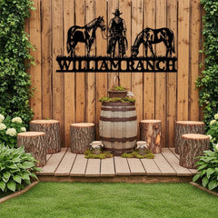 Western Ranch Name Sign