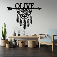 Custom Dreamcatcher Metal Sign
