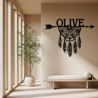 Custom Dreamcatcher Metal Sign