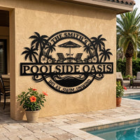 Custom Poolside Sign