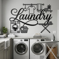 Laundry Room Metal Sign