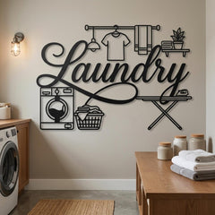 Laundry Room Metal Sign