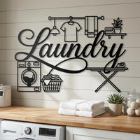 Laundry Room Metal Sign