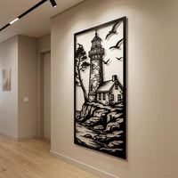 Lighthouse Metal Wall Decor