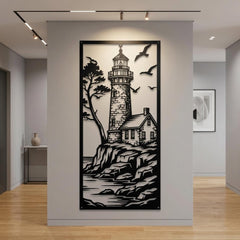 Lighthouse Metal Wall Decor