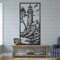 Lighthouse Metal Wall Decor