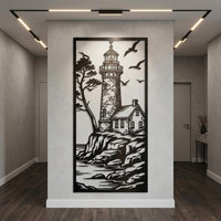 Lighthouse Metal Wall Decor