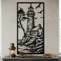 Lighthouse Metal Wall Decor