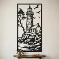 Lighthouse Metal Wall Decor