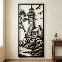 Lighthouse Metal Wall Decor