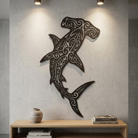 Hammerhead Shark Metal Wall Decor