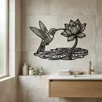Hummingbird Metal Wall Decor